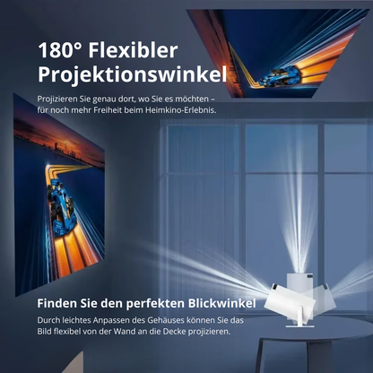 HY300 TRAGBARER MINI BEAMER HOME CINEMA 4K WI-FI