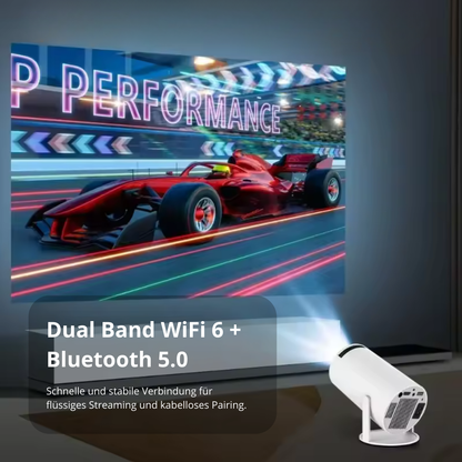 HY300 TRAGBARER MINI BEAMER HOME CINEMA 4K WI-FI